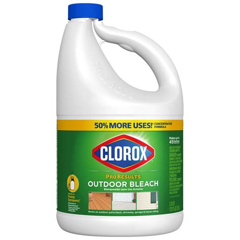 walmart outdoor bleach|strongest clorox bleach.